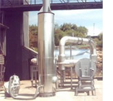 a large pyrolysis unit